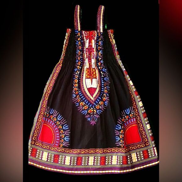 DASHIKI AFRICAN KIDS DRESSES age 1-3 - Picture 1 of 5